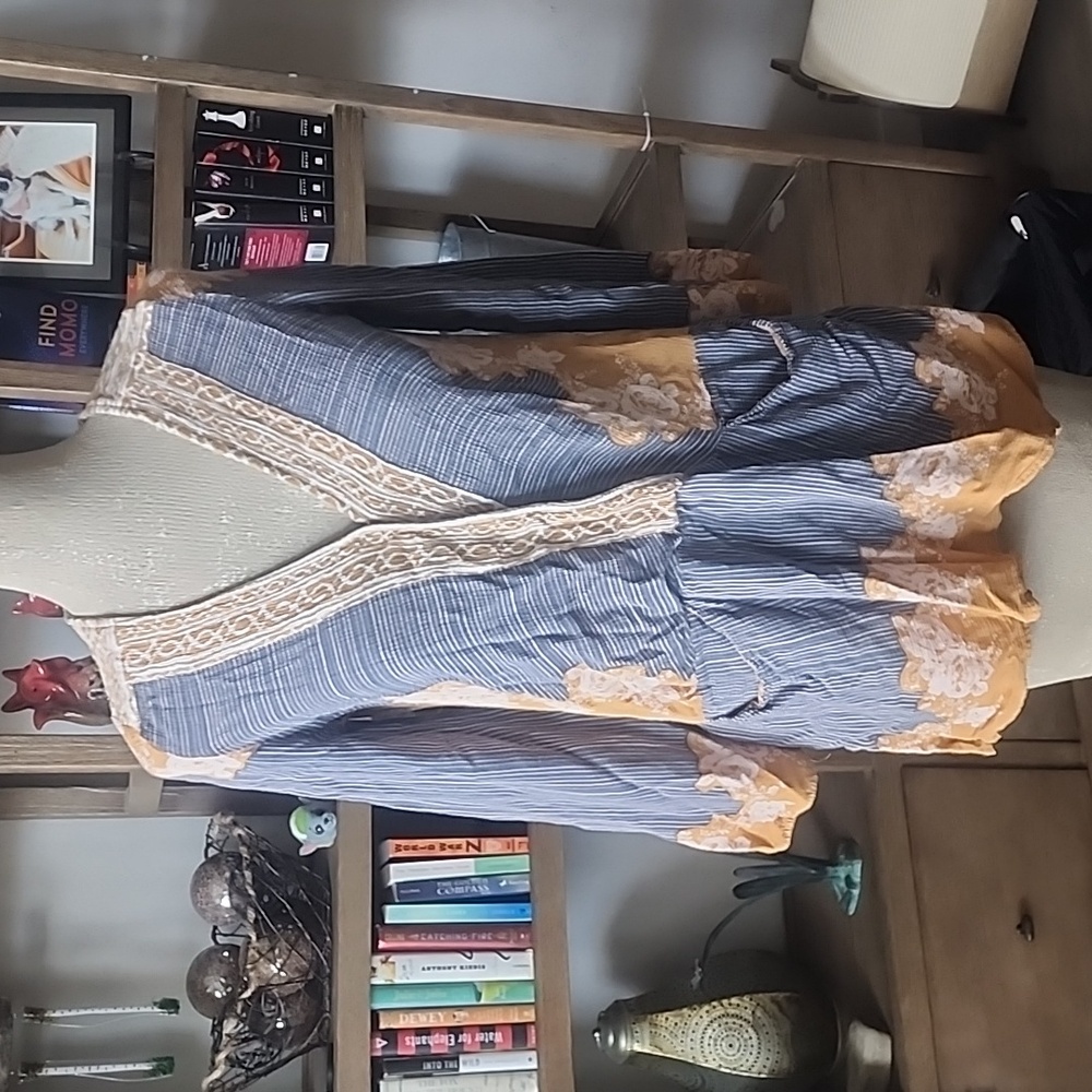 Free People Boho Micro Mini Dress